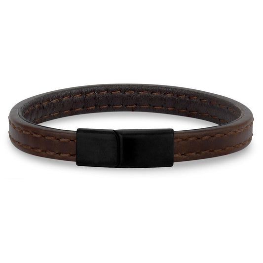 ARZ Steel Brown Plain Sticked Bracelet