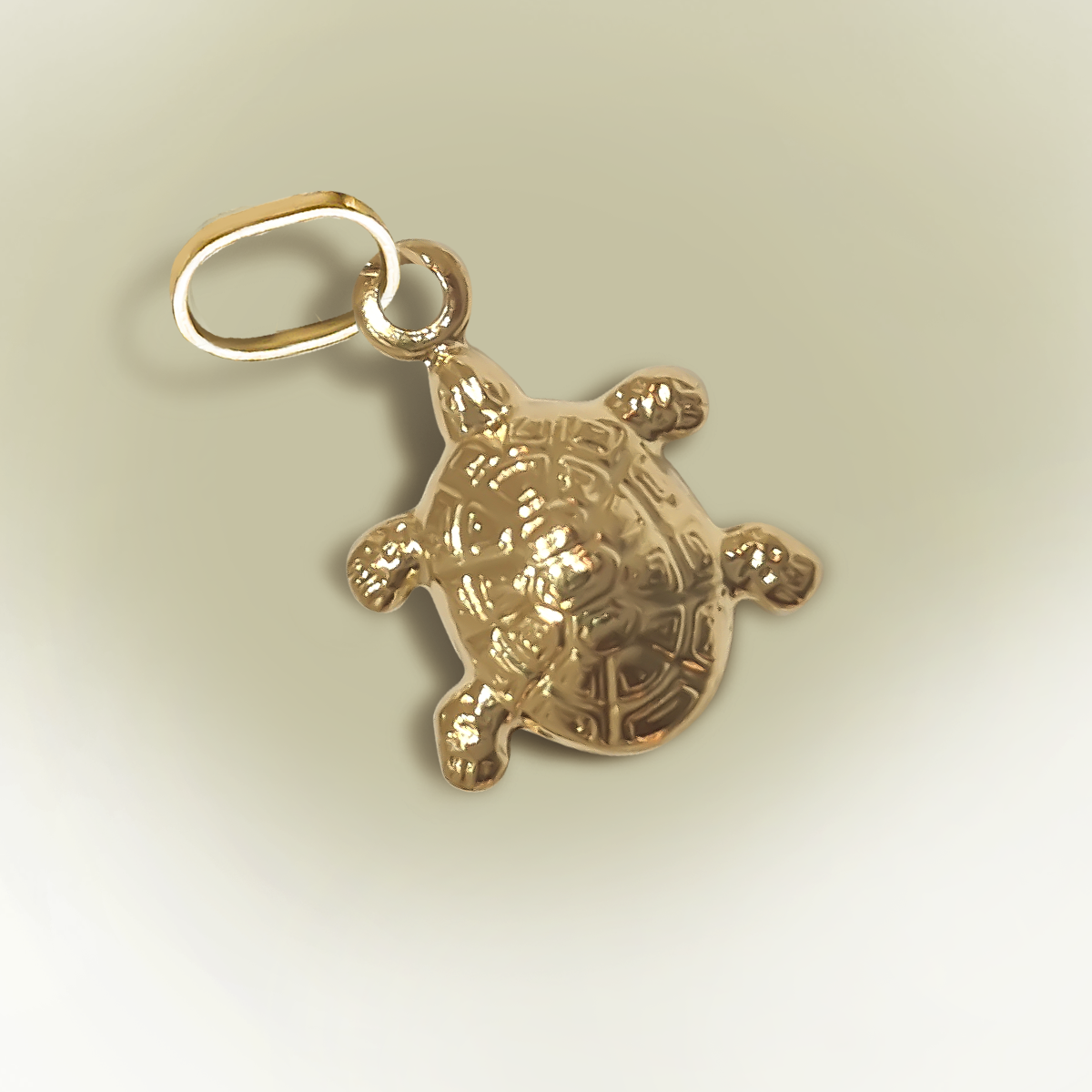 13mm Turtle Charm 9ct Yellow Gold