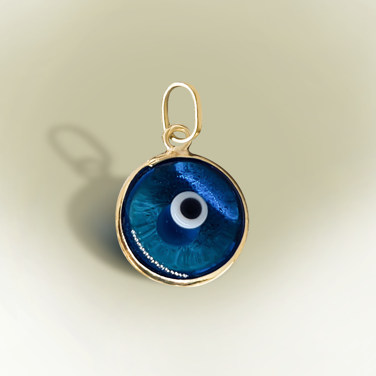 Evil-Eye Charm 9ct Yellow Gold