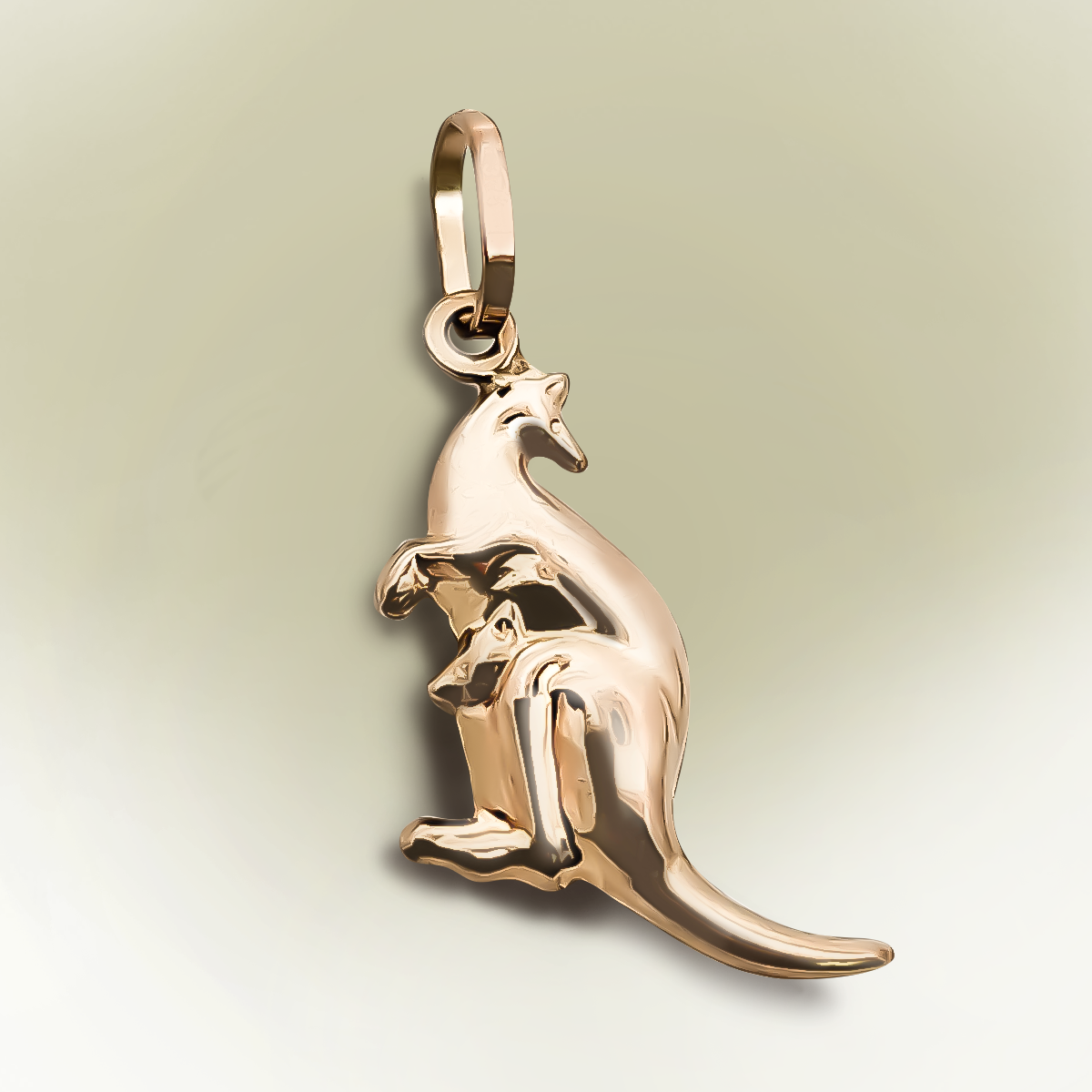 26mm Kangaroo Bracelet Charm 9ct Yellow Gold – Sunsonite Jewellery Boutique