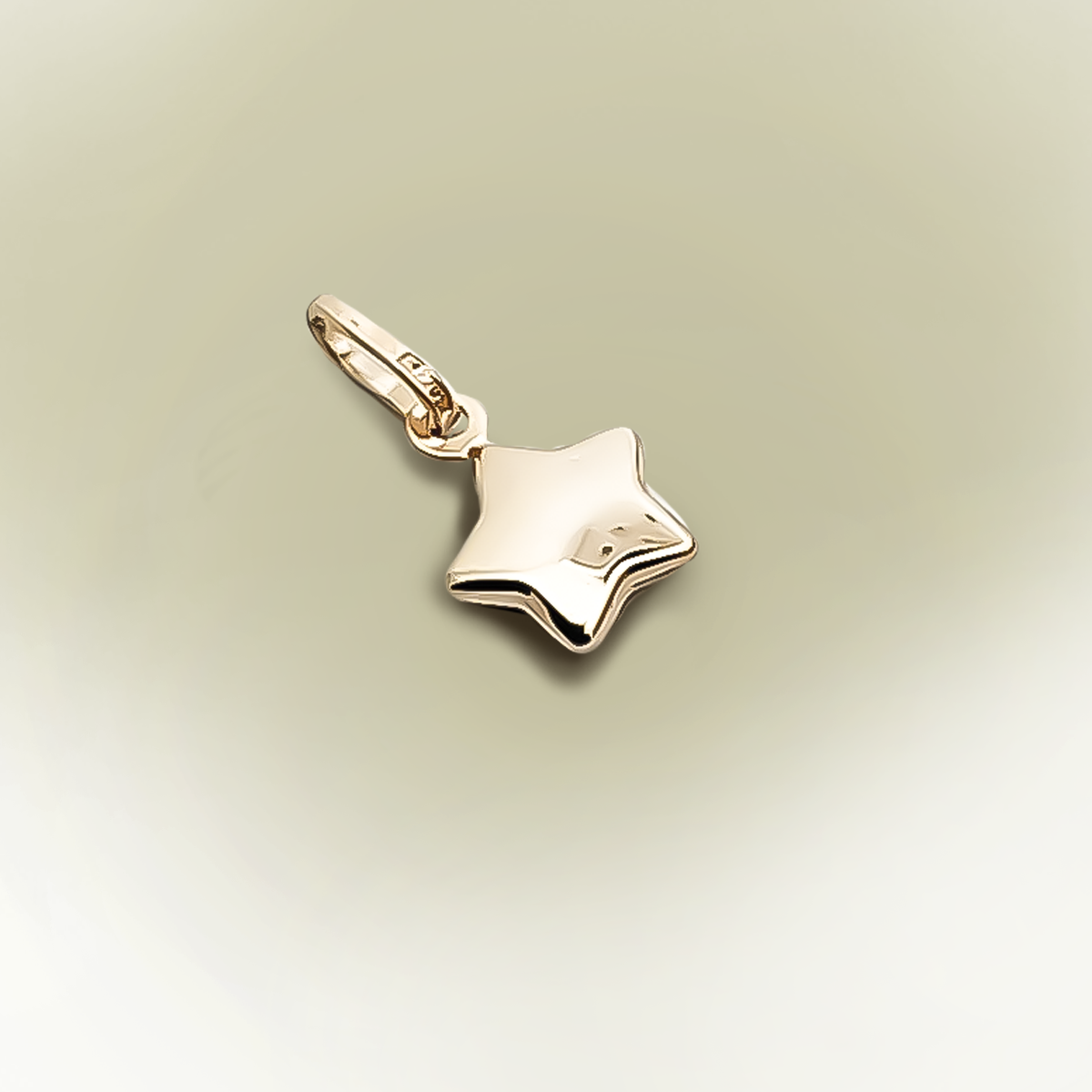 5mm Tiny Star Charm 9ct Yellow Gold