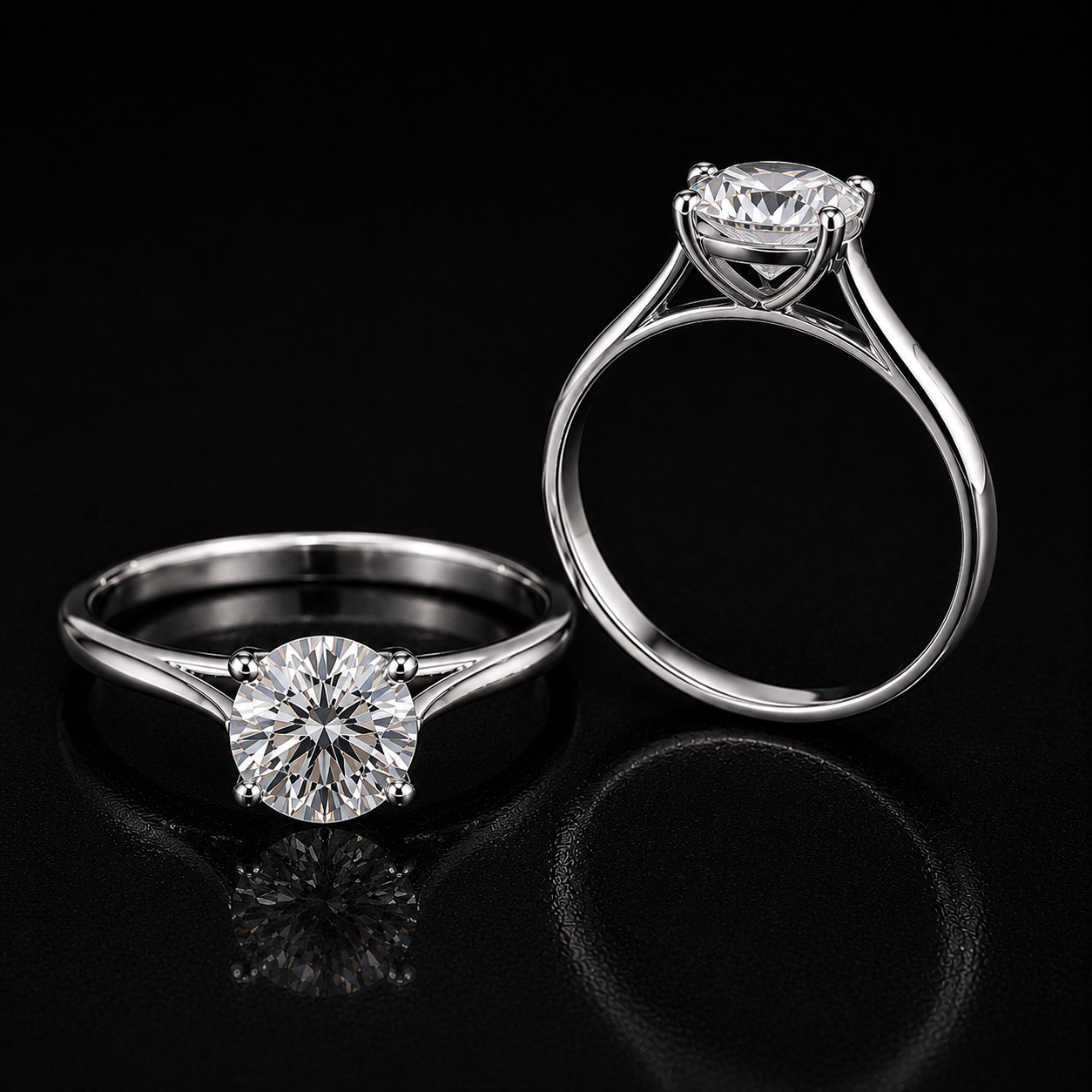 WINTER PROMO | 1ct Carat Lab-Grown Solitaire 9ct Gold Ring.