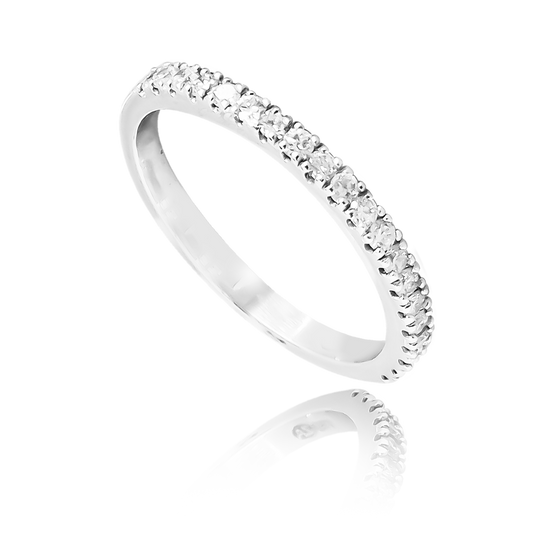 0.22ct Lab-Grown Diamond Eternity Band in 18ct White Gold