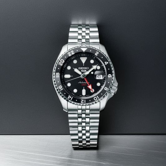 Seiko 5 Sports Black Grape GMT SKX Re-Interpretation - SSK001K1