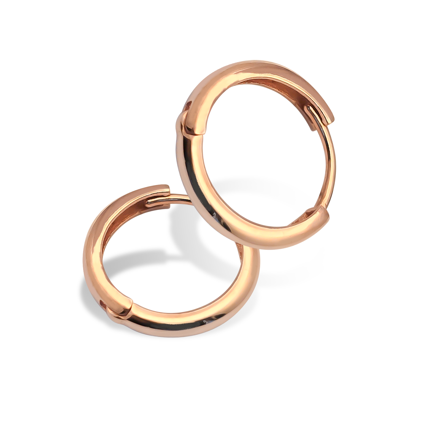 13mm Hoops in 9ct Rose Gold
