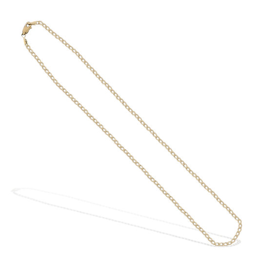 45cm Curb Link Chain in 9ct Yellow Gold