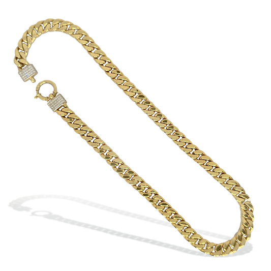 45cm Curb Link Chain in 9ct Yellow Gold