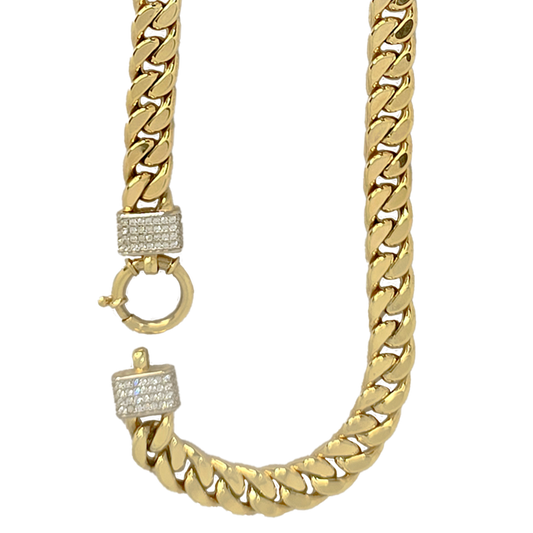 45cm Curb Link Chain in 9ct Yellow Gold