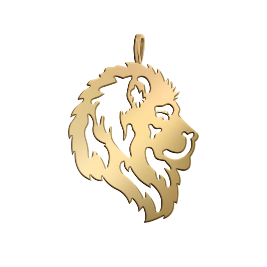 Pride Leader Lion Pendant in 9ct Yellow Gold