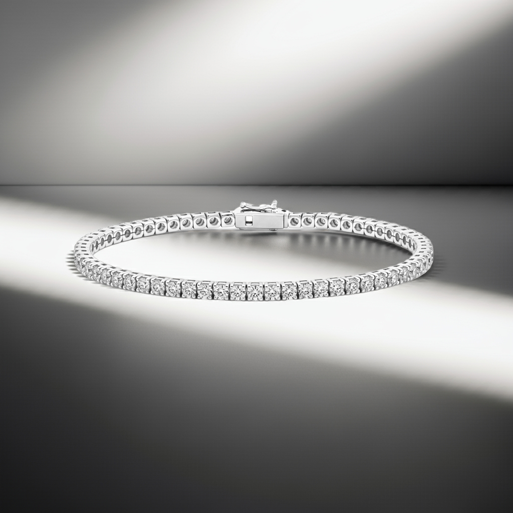 2.00ct Lab-Grown Diamond Eternity Tennis Bracelet in 9ct Gold
