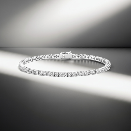2.00ct Lab-Grown Diamond Eternity Tennis Bracelet in 9ct Gold