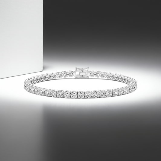 3.00ct Lab-Grown Diamond Eternity Tennis Bracelet in 9ct Gold