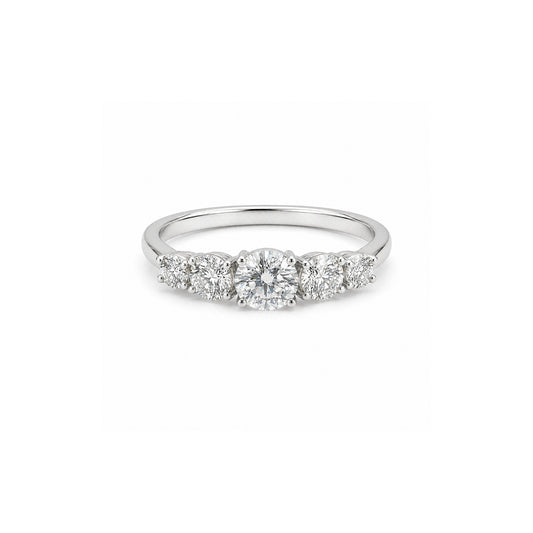 1.48ct Round Brilliant Lab Grown Diamond Band in 9ct White Gold