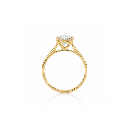 9ct Yellow Gold 1.432ct Natural Diamond Solitaire Ring