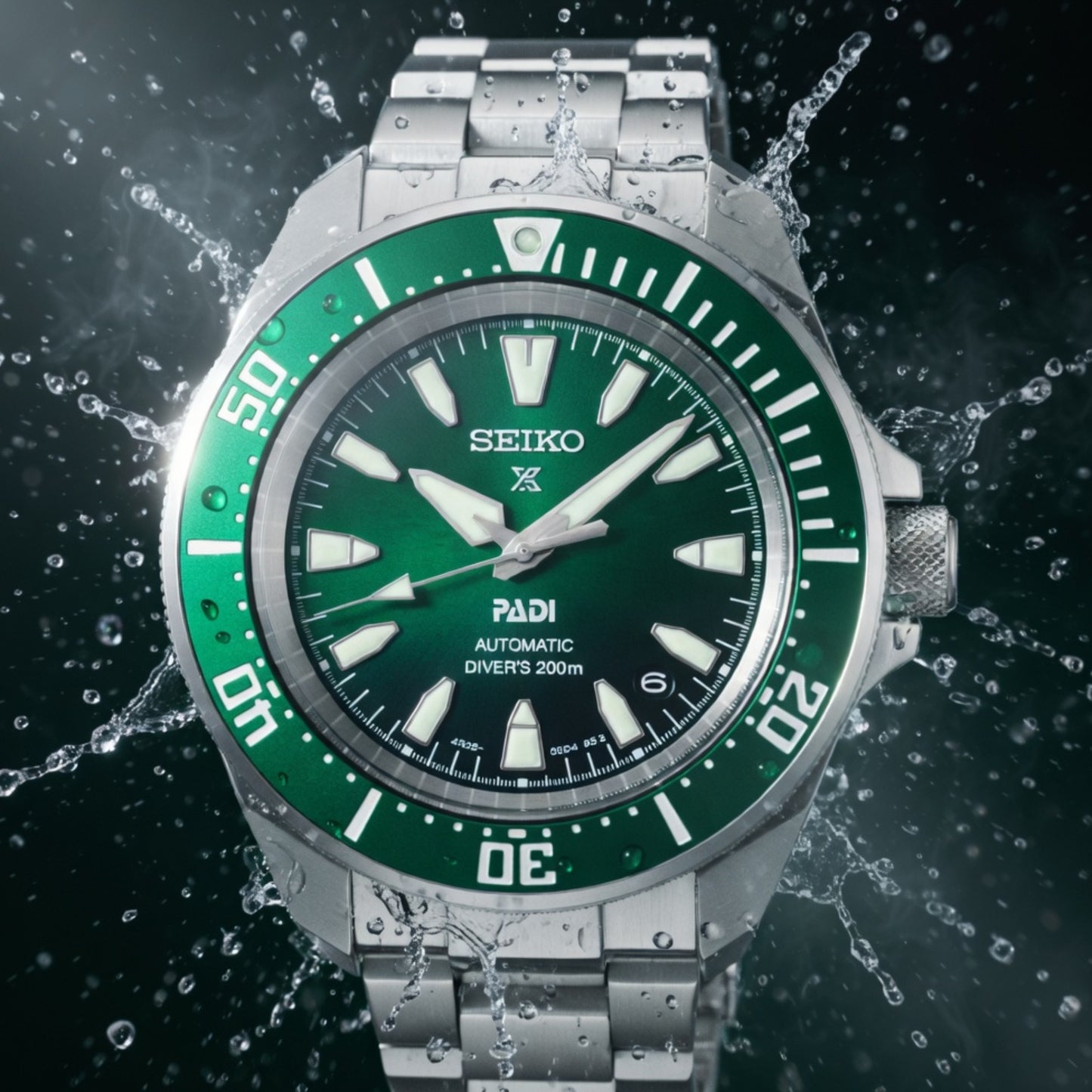 Seiko Prospex PADI 60th Anniversary Green Dial Divers Watch - SRPL53K1