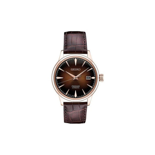 Seiko Presage Cocktail Time Rose Gold Men's Watch - SRPB46J1