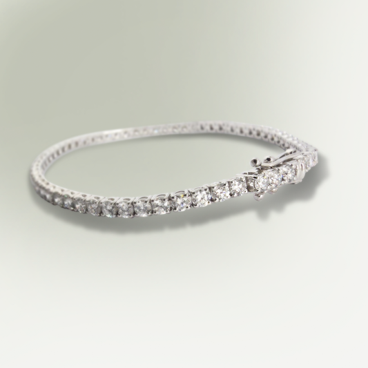 5.00ct Lab-Grown Diamond Eternity Tennis Bracelet in 9ct Gold