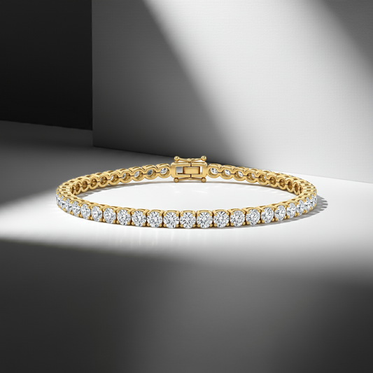 3.00ct Lab-Grown Diamond Eternity Tennis Bracelet in 9ct Gold