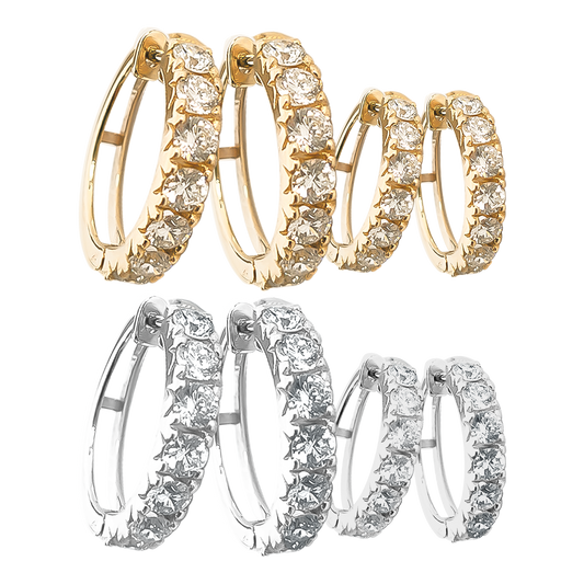 Huggies Lab-Grown Diamond Studs in 9ct Gold