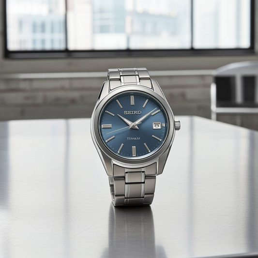 Seiko Conceptual Quartz Titanium Watch - SUR371