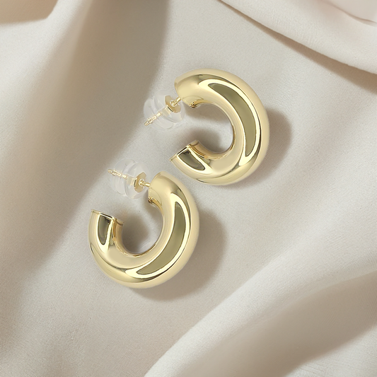 19mm Hoop Earring in 9ct Yellow Gold