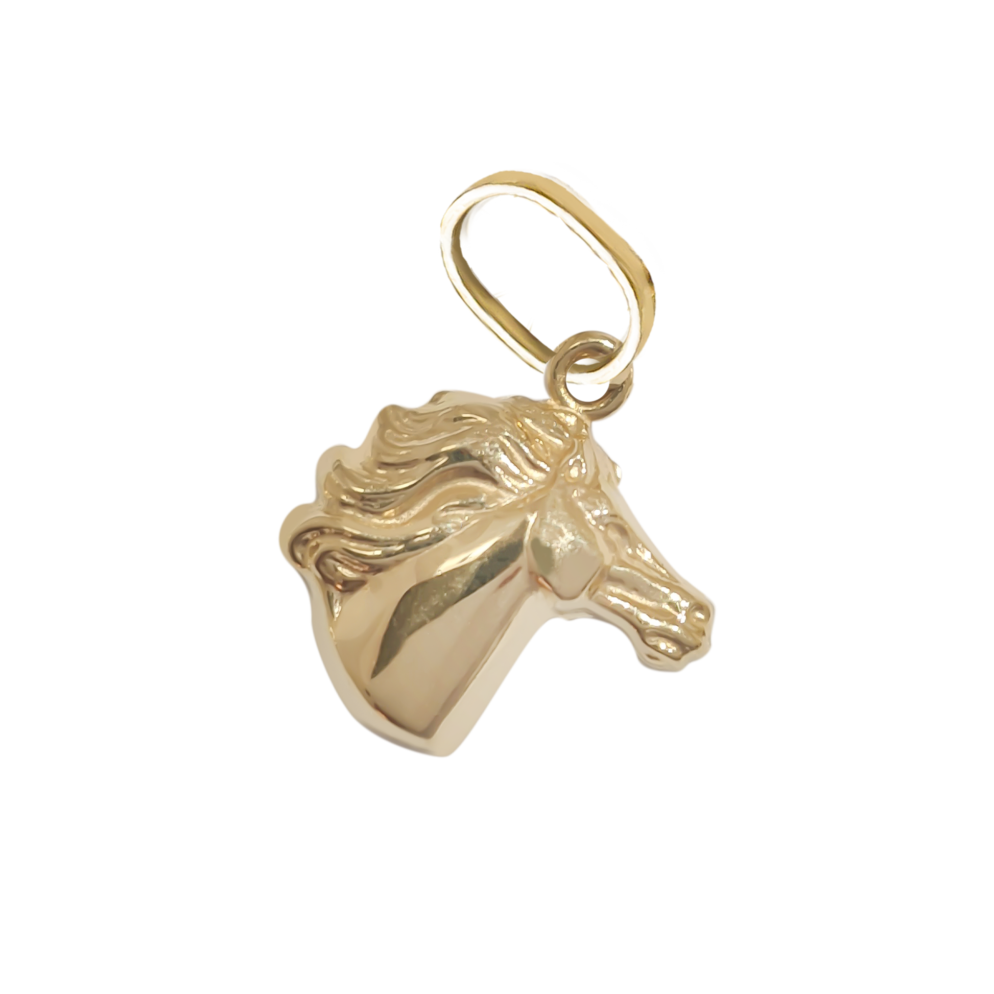 15mm Horse Charm 9ct Yellow Gold