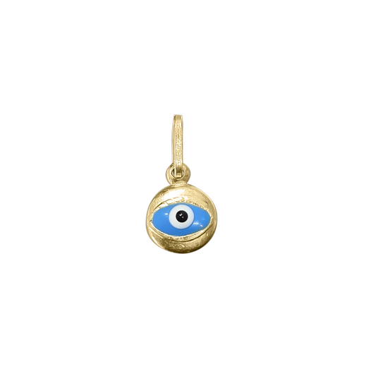 Small Evil-Eye Charm 9ct Yellow Gold
