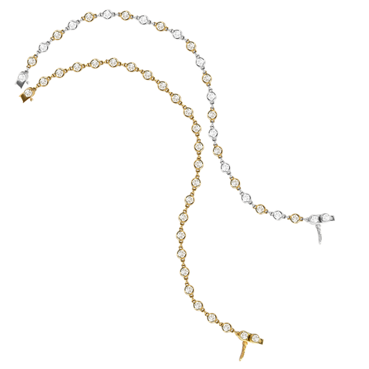 Lab-Grown Diamond Petite Tennis Bracelet in 9ct Gold