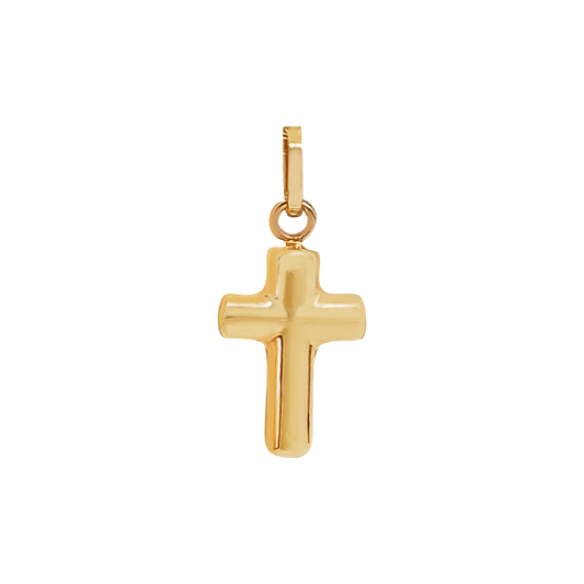 130mm Plain Bold Cross in 9ct Yellow Gold