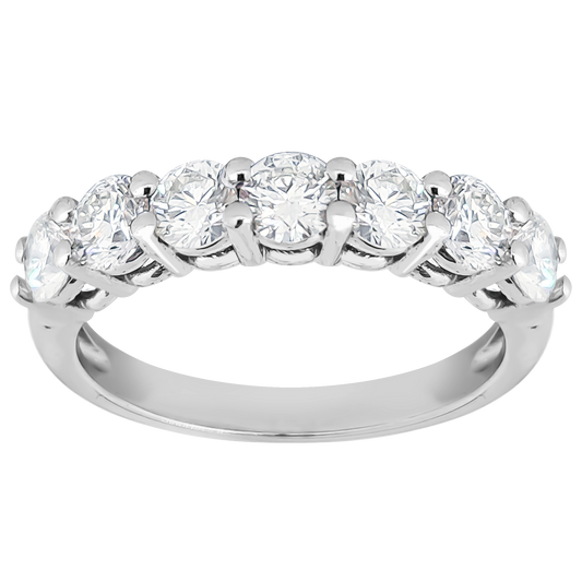 Perfect Pair 1.00ct Diamond Eternity Ring in 18ct White Gold