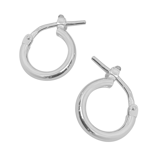 1.5cm Small Hoops in 925 Sterling Silver