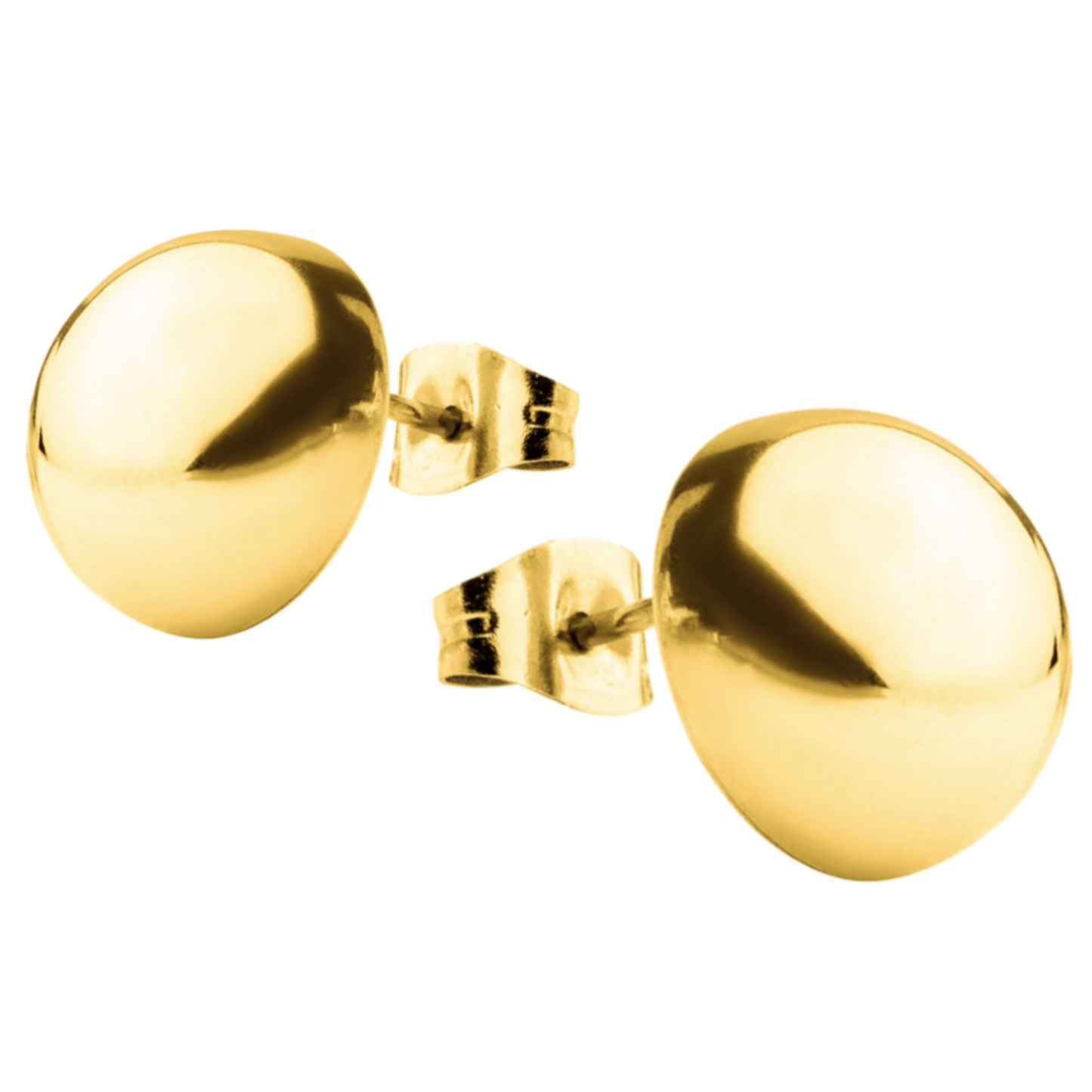 All Sizes 9ct Yellow Gold Half Ball Studs