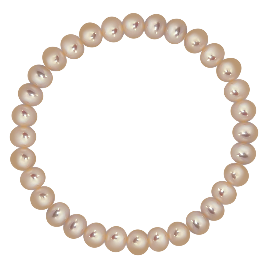 5mm Pearl Single Strand Bracelet