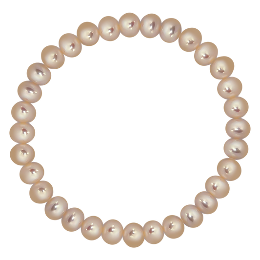 5mm Pearl Single Strand Bracelet