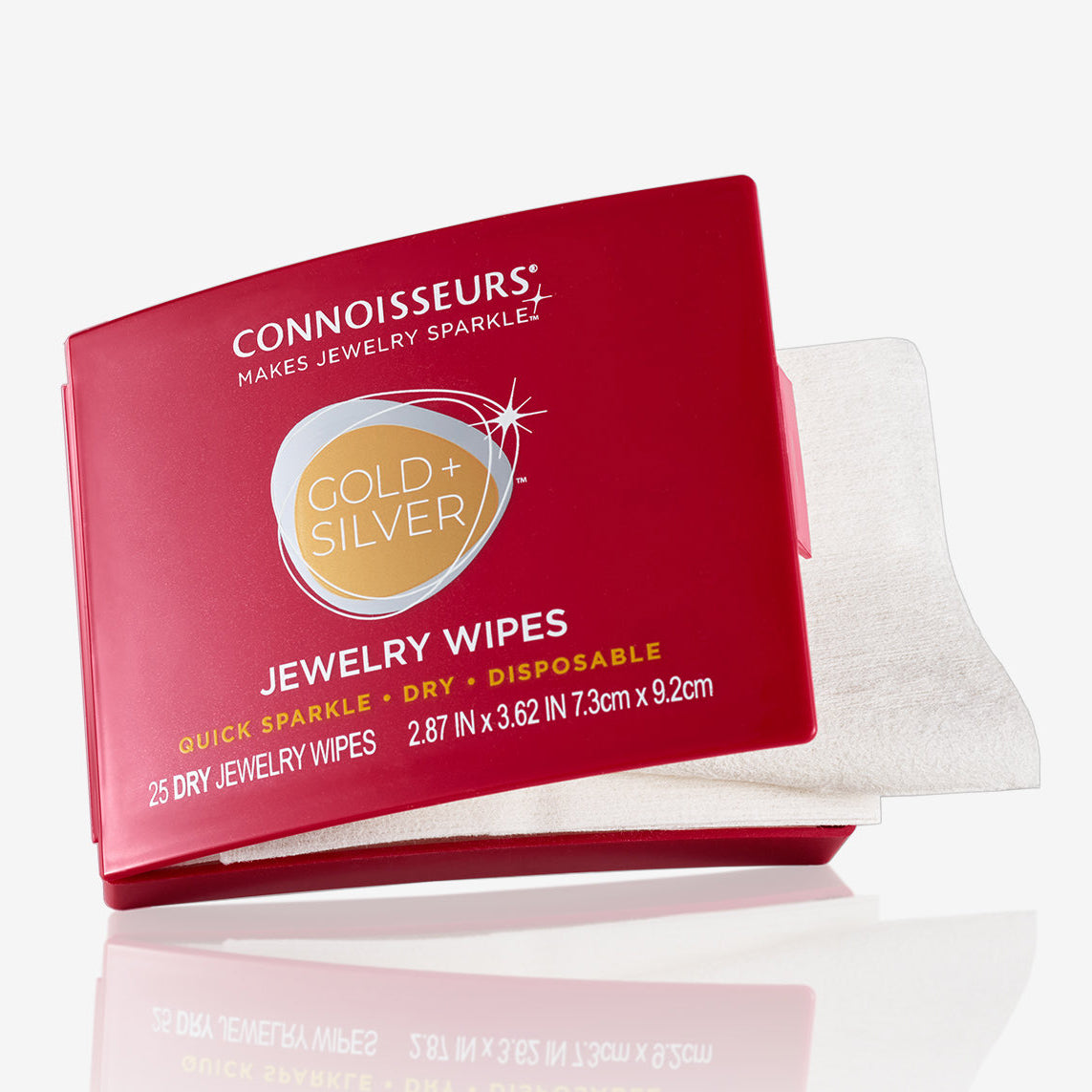 Gold and Silver Jewellery Wipes side