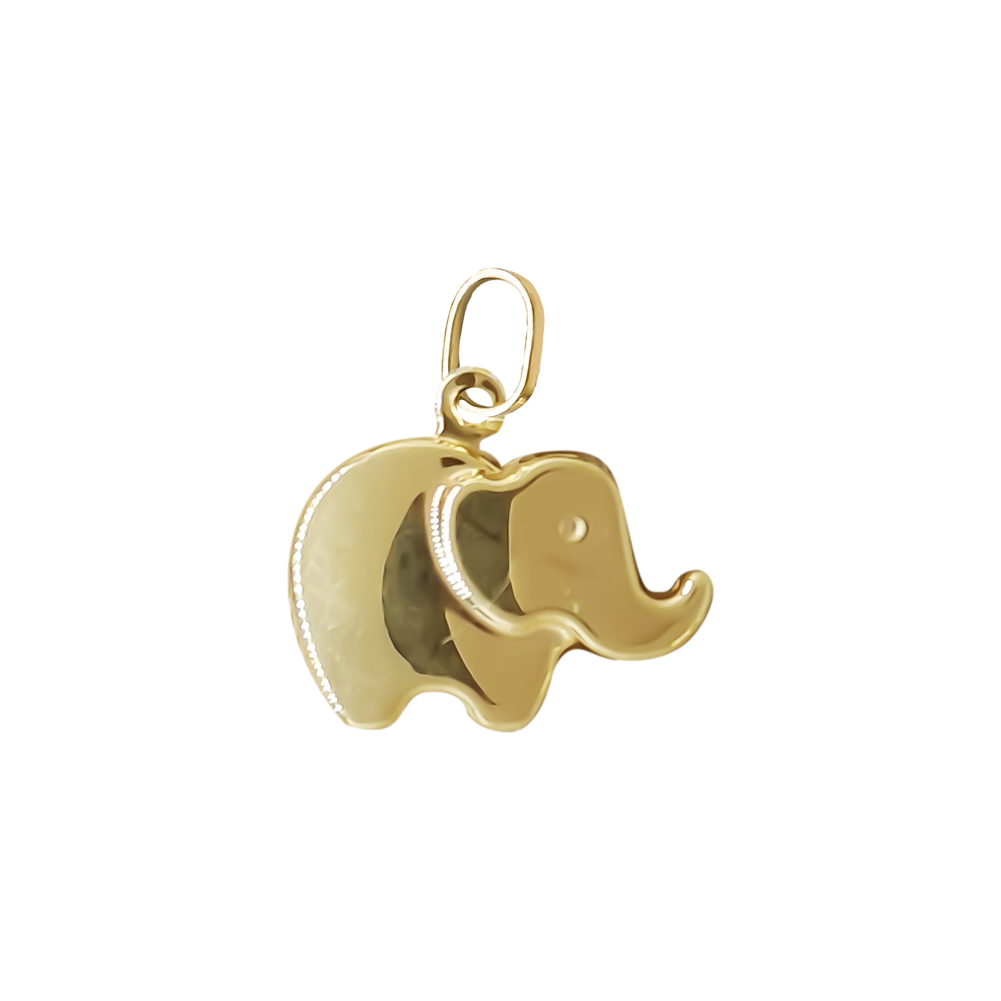 11mm Elephant Charm 9ct Yellow Gold