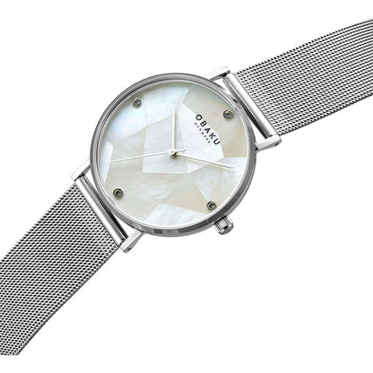 Obaku Mosaik - Steel Stainless Steel Quartz Watch