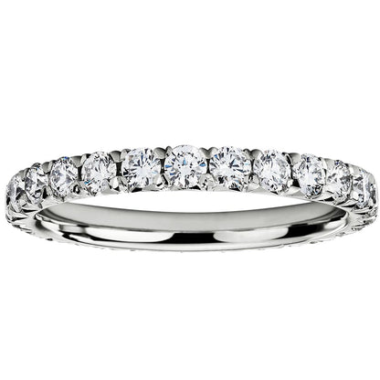 Perfect Pair 1.40ct Full Diamond Eternity Ring in 18ct White Gold